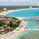 Flat Em Muro Alto Porto De Galinhas Com Piscina, Ar-Condicionado E Cozinha Equipada