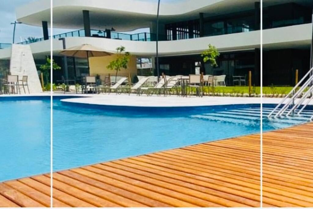 Flat Em Muro Alto Com Piscina, Ar-condicionado E Cozinha Equipada Apartamento *