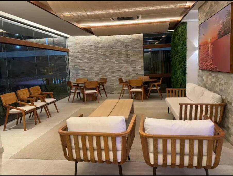 Flat Em Muro Alto Com Piscina, Ar-condicionado E Cozinha Equipada * Porto de Galinhas