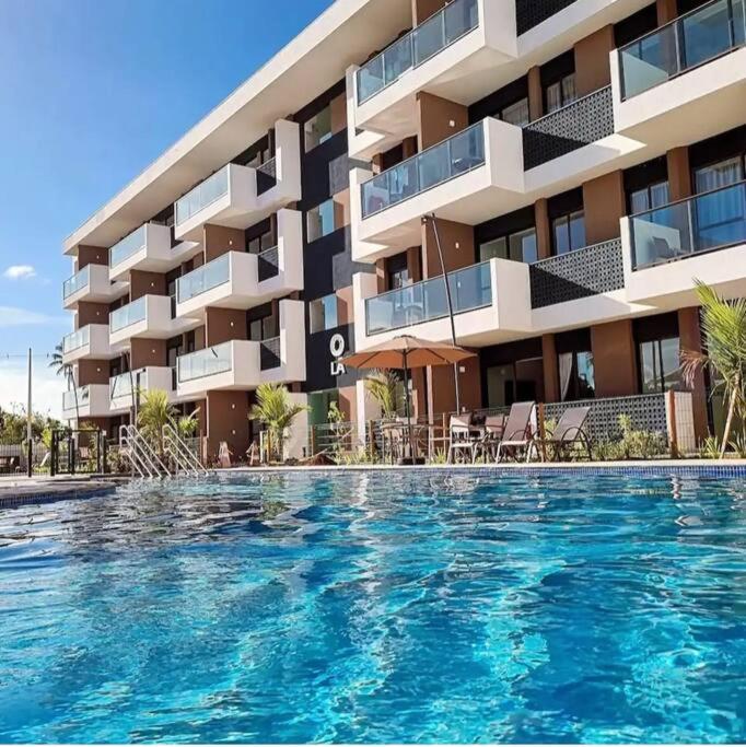 Apartment Flat Em Muro Alto Com Piscina, Ar-condicionado E Cozinha Equipada